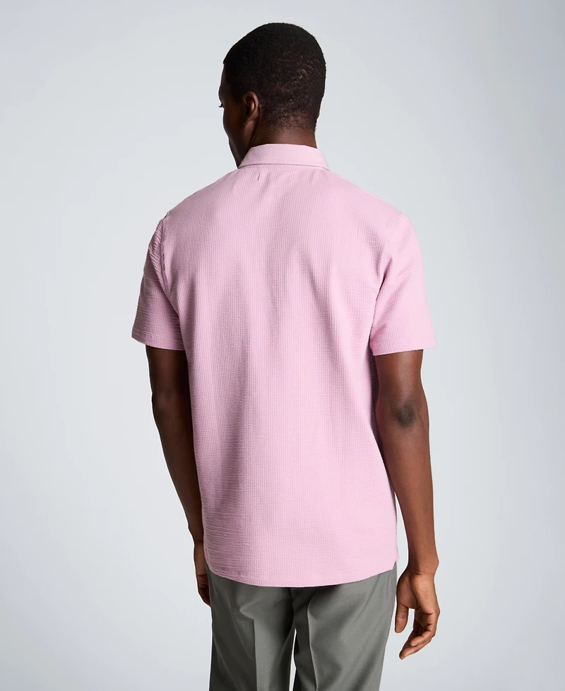 Kenneth Cole Men's Seersucker Classic-Fit Polo Shirt
