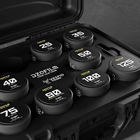 Dzofilm Vespid Prime Cinema 9-Lens Kit with 25mm, 35mm, 40mm, 50mm, 75mm, 100mm, 125mm T2.1, 16mm and 90mm T2.8 Lens for Pl and Ef Mount
