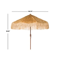 Augusta Home Tiki 9 Ft Crank Umbrella