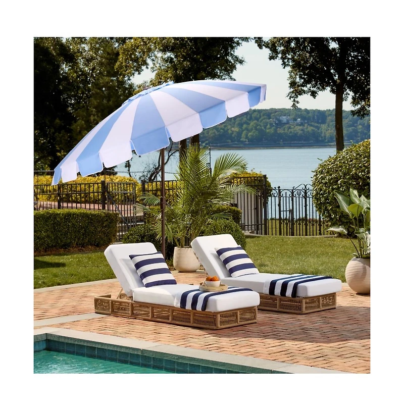 Augusta Home Buti 9 Ft Crank Umbrella