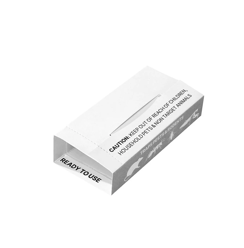 Sugift Insect Glue Trap 36 Pack Glue Boards Peanut Scent Foldable Design Sticky Pest Control Adhesive