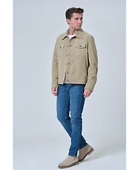 Furniq Uk Men's Suede Jacket