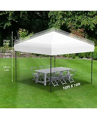 gaomon 10x10 Pop Up Canopy Tent Outdoor with No Sidewall