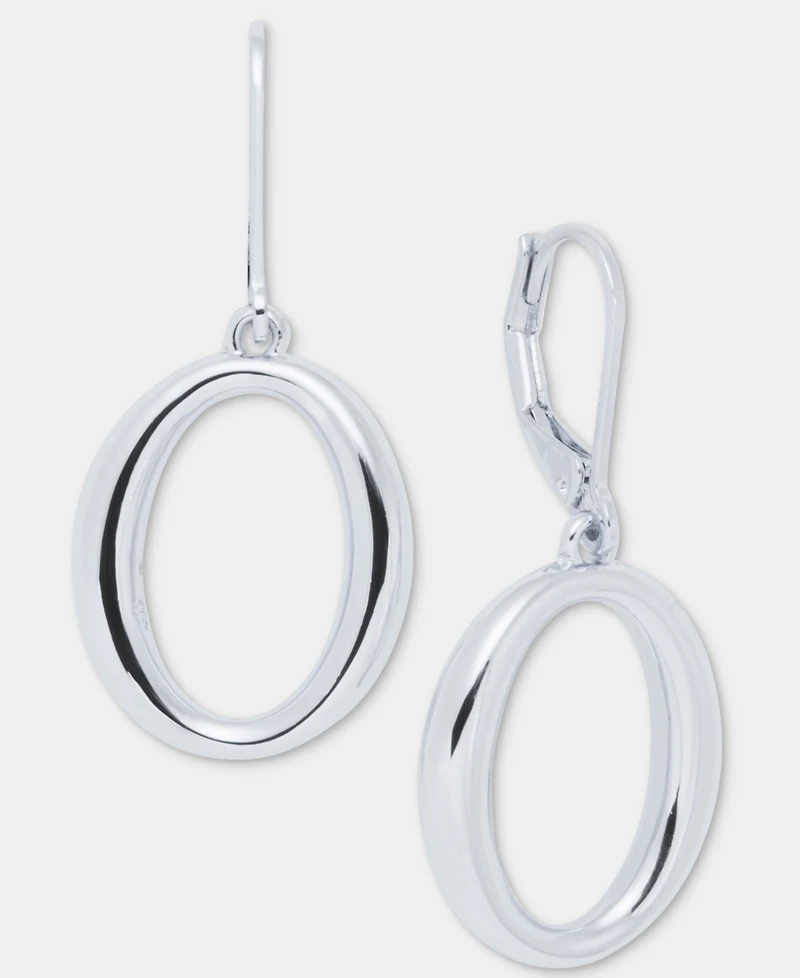 Lauren Ralph Open Oval Drop Earrings
