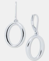 Lauren Ralph Open Oval Drop Earrings