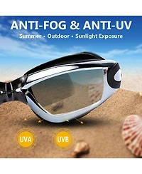 Gnuadz Swim Goggles Professional Anti Fog Uv Protection Wide View