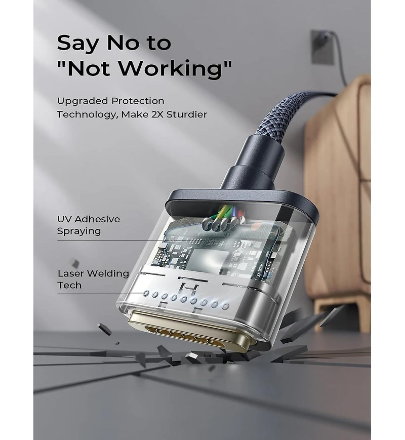 Lisen Usb-c to Magnetic 3 Cable 6.6 ft, 140W Fast Charging Cord for MacBook Charger, Compatible with MacBook Pro and Air