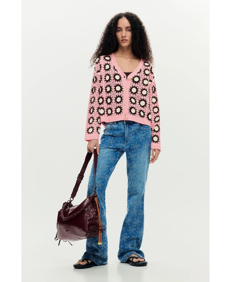 Desigual Women's crochet cardigan