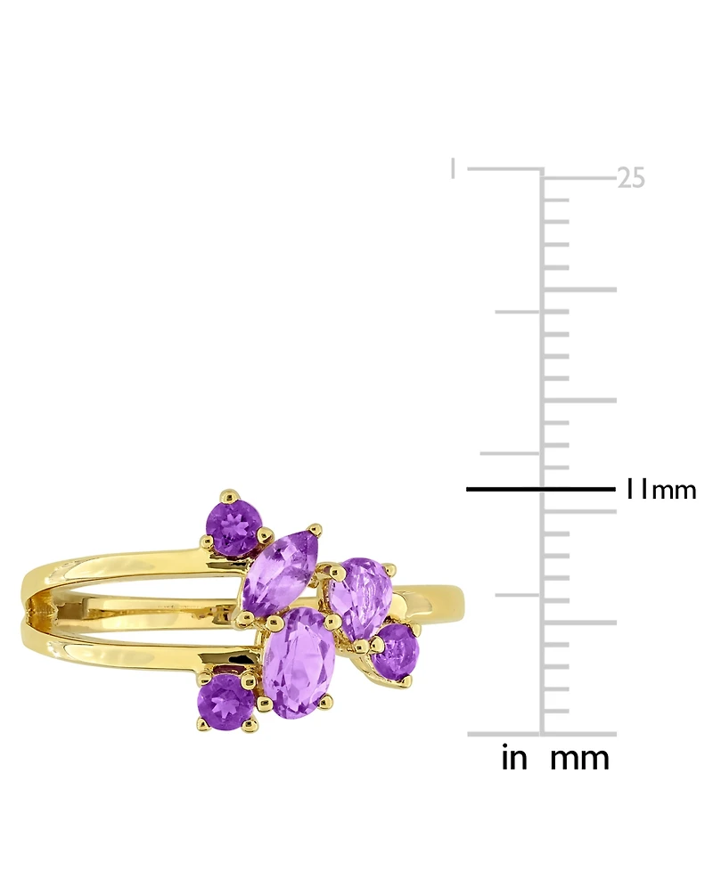 Macy's Blue Topaz (5/8 ct. t.w.) Ring Sterling Silver (Also Available Amethyst)
