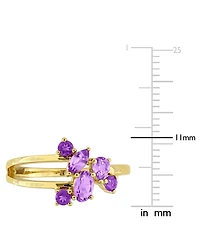 Macy's Blue Topaz (5/8 ct. t.w.) Ring Sterling Silver (Also Available Amethyst)