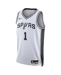 Men's and Women's Nike Victor Wembanyama White San Antonio Spurs Swingman Jersey