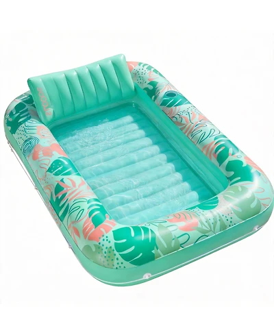 Gnuadz Inflatable Tanning Pool Lounger Float Pillow Raft Lounge 70"x46