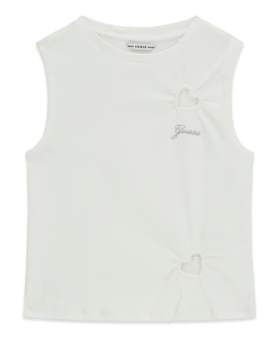 Guess Girls' 7-16 Stretch Rib Sleeveless Top