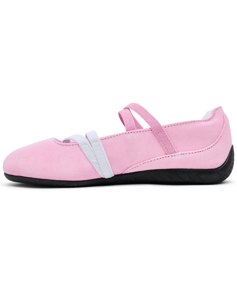 Puma Big Girls' Speedcat Ballet Suede Mary Jane Casual Sneakers from Finish Line