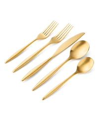 Godinger Milano Matte 20 Piece Flatware Set, Service for 4
