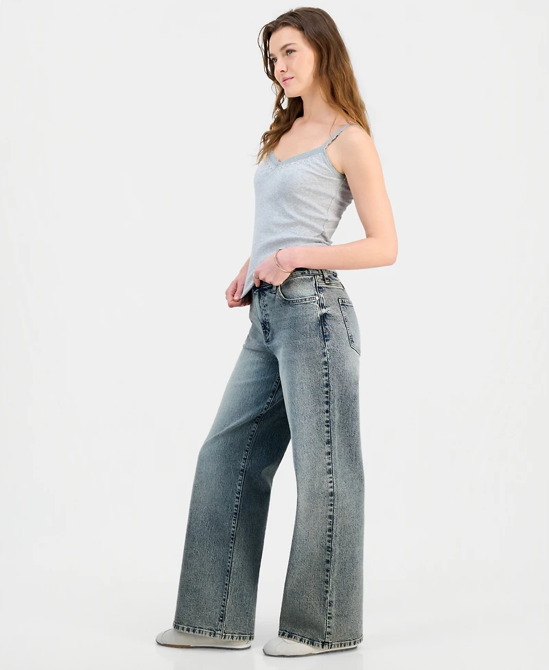 Celebrity Pink Juniors' Mandy Elastic-Waist Jeans