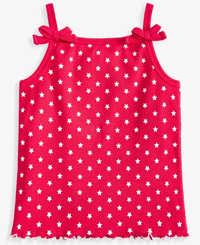 Epic Threads Toddler Girls' 12M-5T Star-Print Ribbed Tank Top, Macy's Exclusive