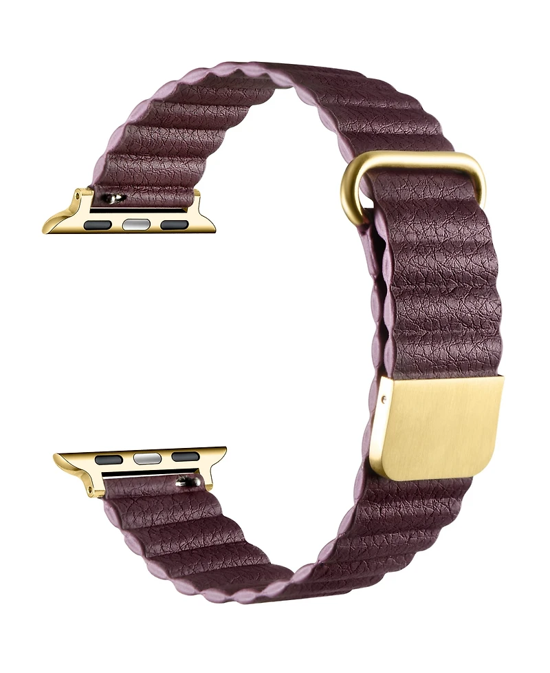 Posh Tech Dakota Faux Leather Band for Apple Watch