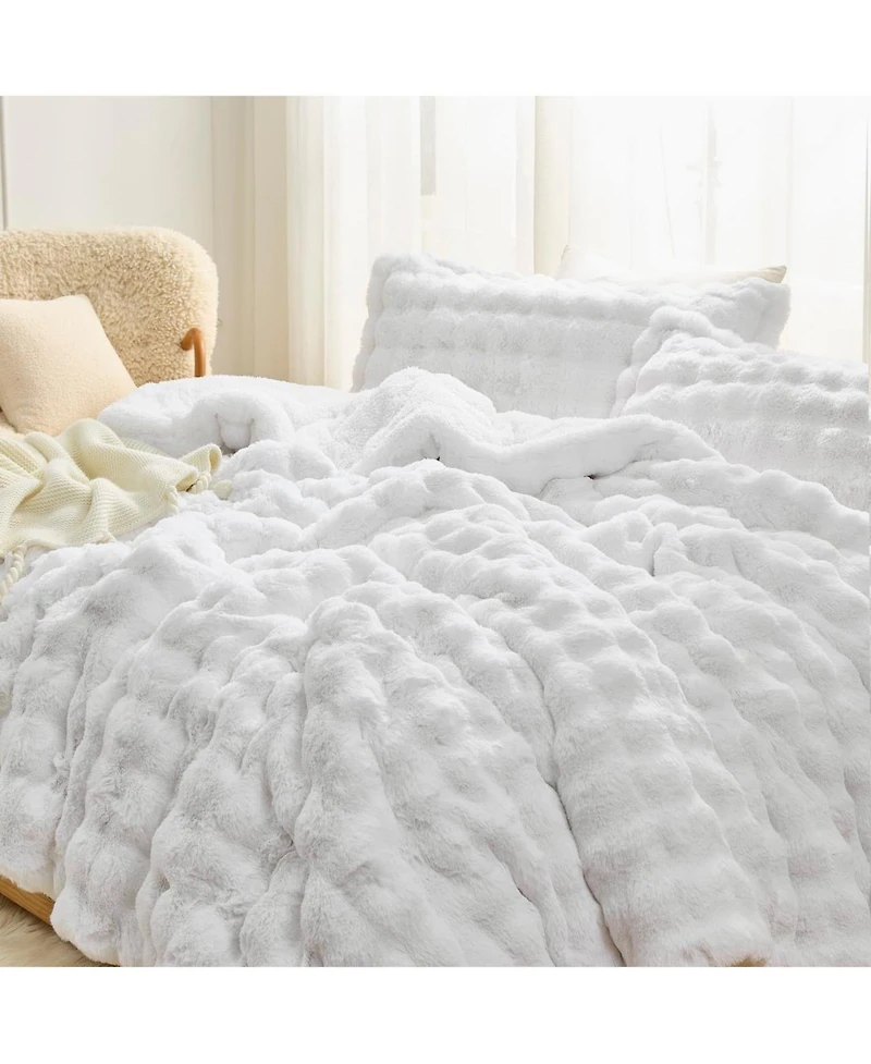 Snowball Chunky Bunny - Coma Inducer Oversized Comforter Set - White