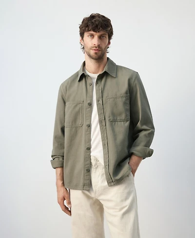 Mango Men's Pockets Overshirt