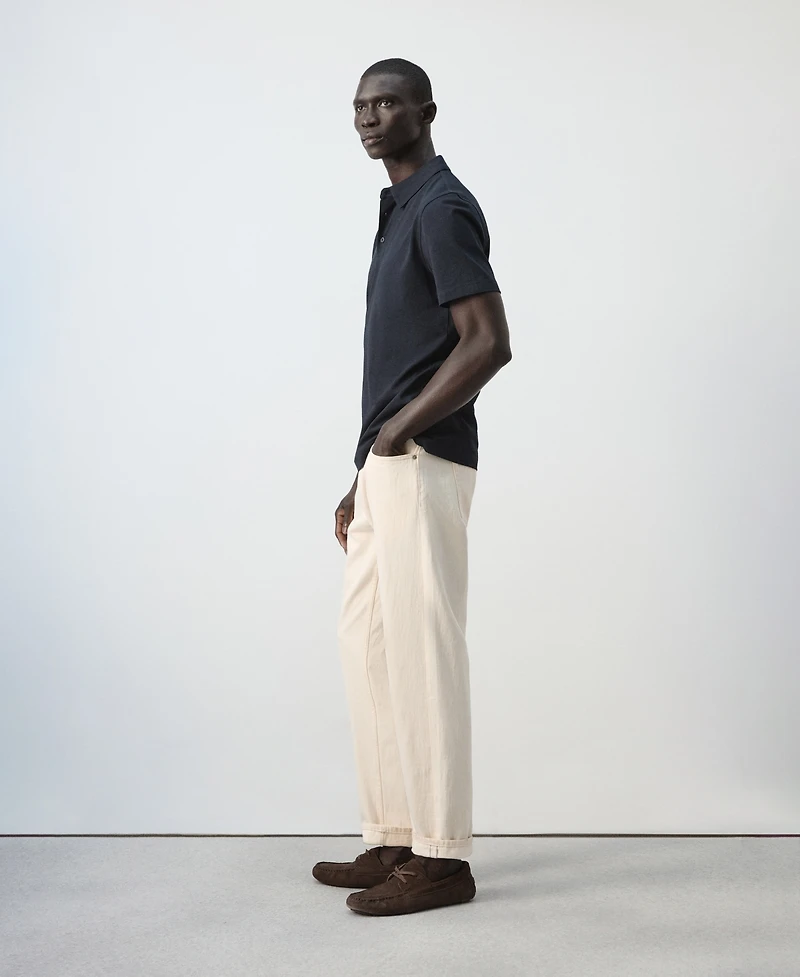 Mango Men's Regular-Fit Cropped Jeans