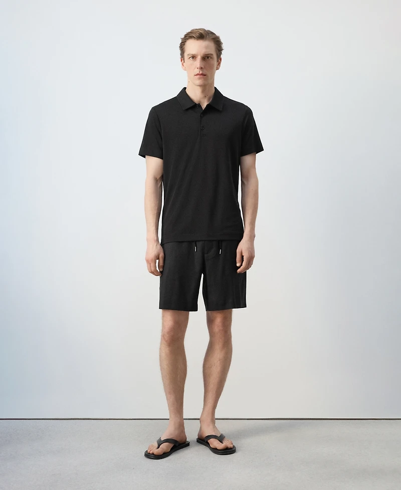 Mango Men's Fine-Knit Polo Shirt