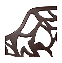 LeisureMod Modern Devon Aluminum Armchair, Set of 4