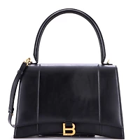 Pre-Owned Balenciaga New Medium Hourglass Top Handle Bag Leather