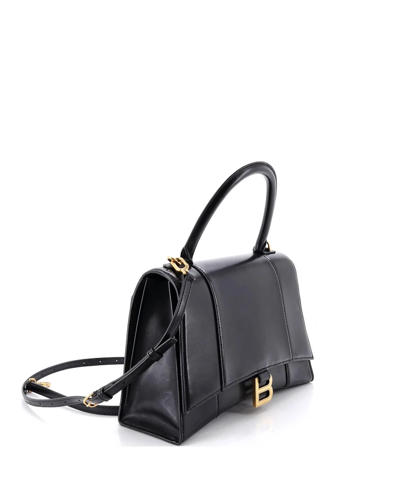Pre-Owned Balenciaga Medium Hourglass Top Handle Bag Leather