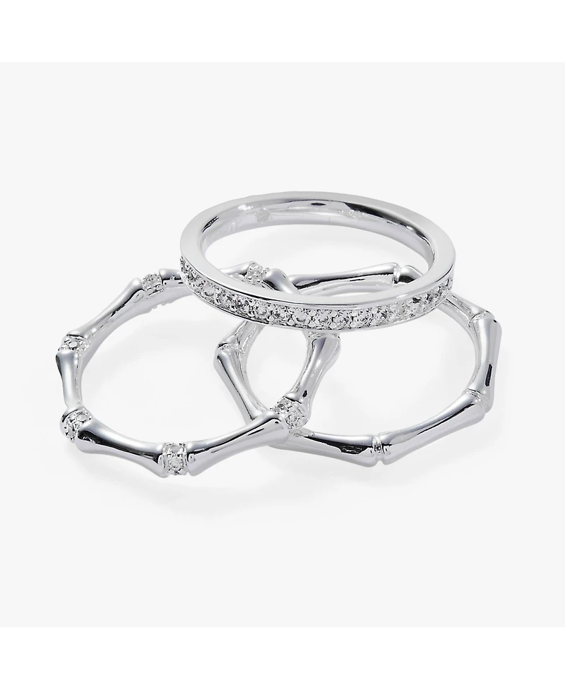 Alex and Ani Bamboo Trio Ring Set