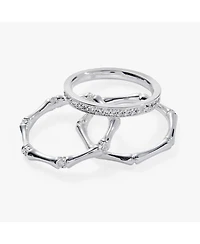 Alex and Ani Bamboo Trio Ring Set