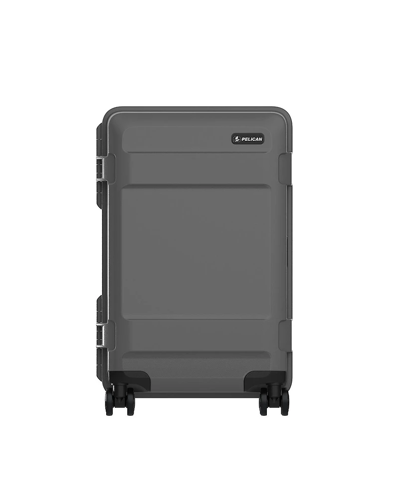 Pelican Atx 22" Waterproof Wheeled Carry-On Travel Hard Case, Charcoal, Bundle with Pcs ModPak Packing Cube and Spm ModPak Storage Pouch