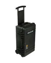 Pelican 1510 Carry-On Wheeled Hard Case with Lid Organizer and ModPak Storage Pouch