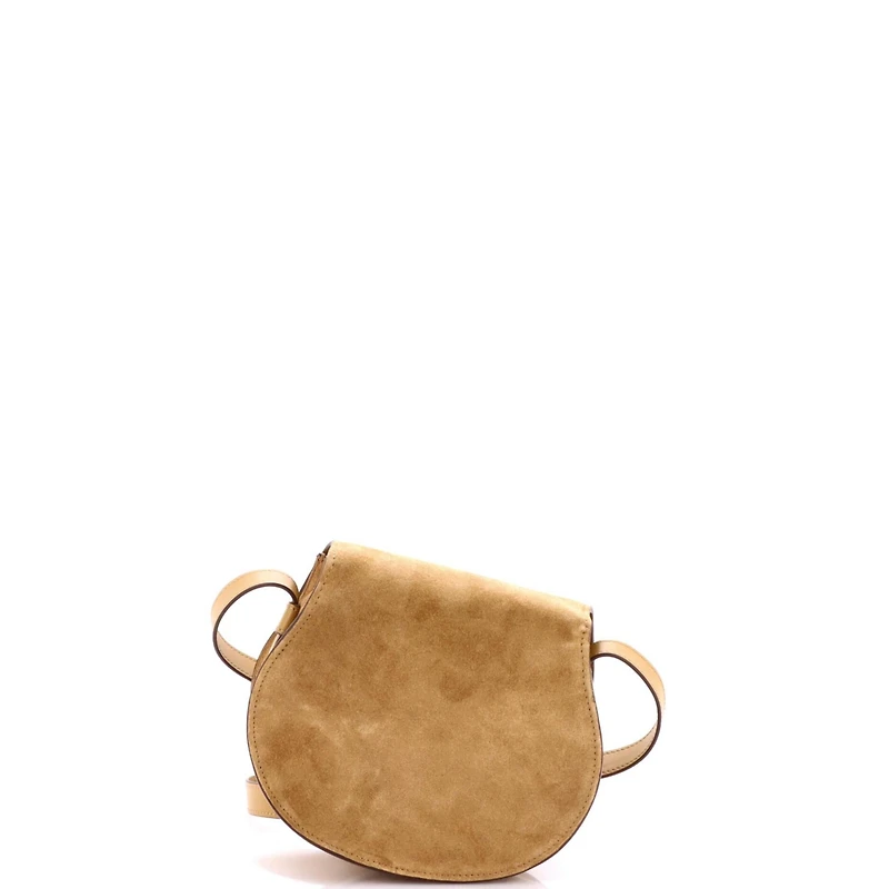 Pre-Owned Chloe Small Marcie Crossbody Bag Suede