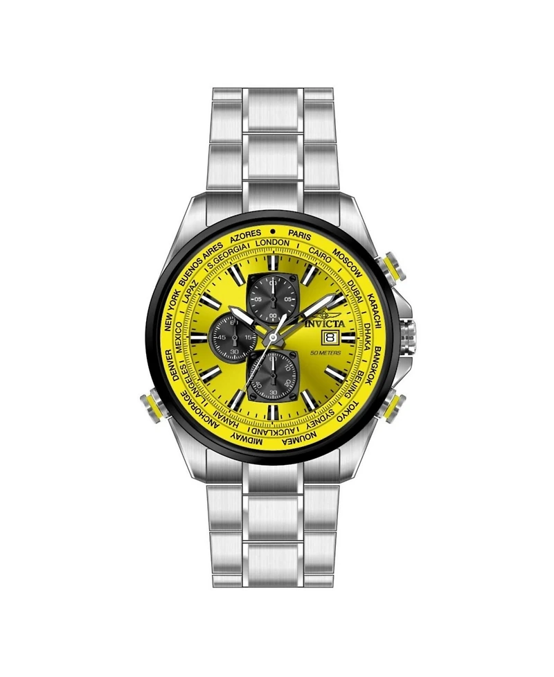 Invicta Men's Aviator Quartz VD57 Dial Watch