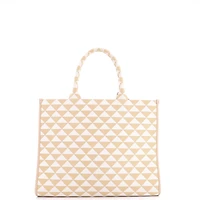 Pre-Owned Prada Large Symbole Shopper Tote Jacquard