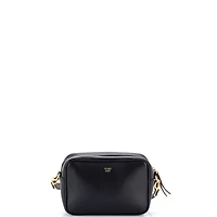 Pre-Owned Fendi Small Camera Bag Zucca Embossed Leather