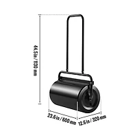 Sugift 13 Gallon Sand Water Filled Yard Roller Steel Push Pull Lawn Roller
