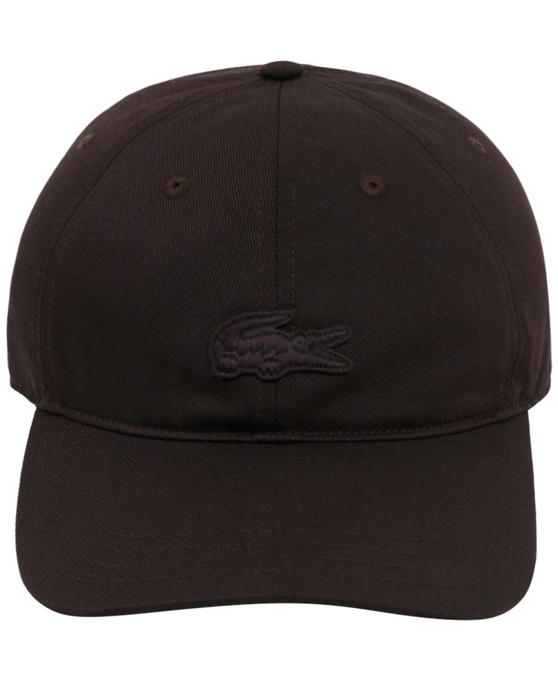 Lacoste Men's Cotton Twill Badge Cap
