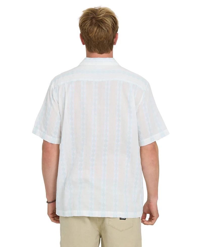Quiksilver Men's Short-Sleeve Camp Collar Shirt
