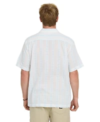 Quiksilver Men's Short-Sleeve Camp Collar Shirt
