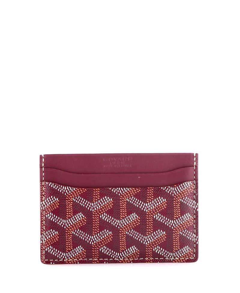 Pre-Owned Goyard Saint Sulpice Card Holder Coated Canvas