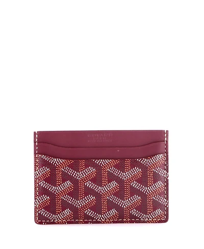 Pre-Owned Goyard Saint Sulpice Card Holder Coated Canvas