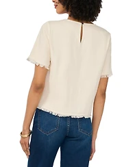 Vince Camuto Women's Short-Sleeve Crewneck Top