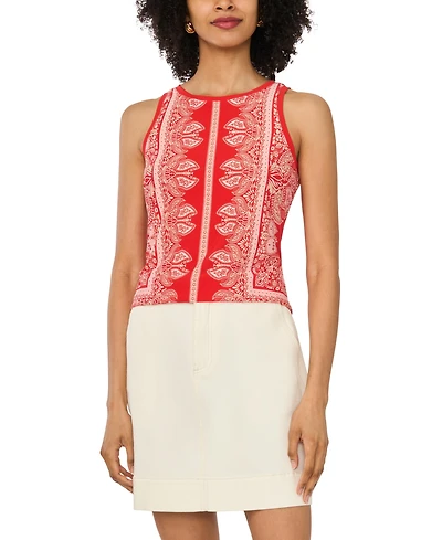 Vince Camuto Women's Printed Sleeveless Tank Top