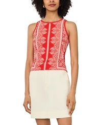 Vince Camuto Women's Printed Sleeveless Tank Top