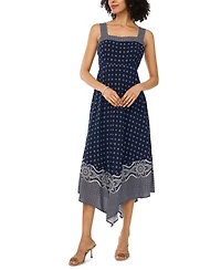 Vince Camuto Women's Rayon Hanky Hem Tank Midi Dress
