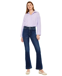 KanCan Women's Caroline High-Rise Flare Jeans