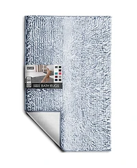 Hearth & Harbor Ultra Soft Non-Slip Chenille Bath Rug - Quick Dry, Machine Washable