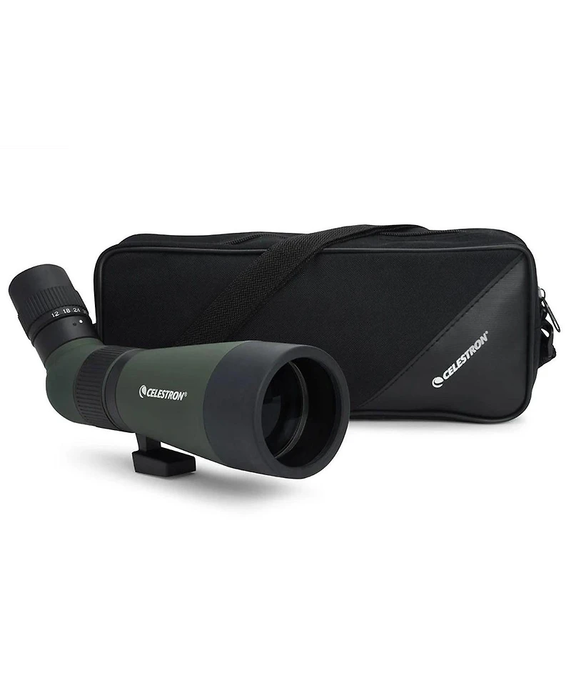 Celestron LandScout Angled Spotting Scope with Table-Top Tripod and Smartphone Adapter